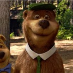Boo Boo, as voiced by JUSTIN TIMBERLAKE, and Yogi Bear, as voiced by DAN AYKROYD, in Warner Bros. Pictures', YOGI BEAR.