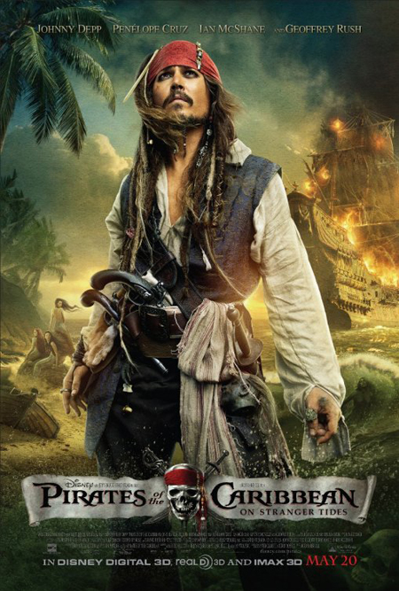 Pirates of the Caribbean On Stranger Tides Poster